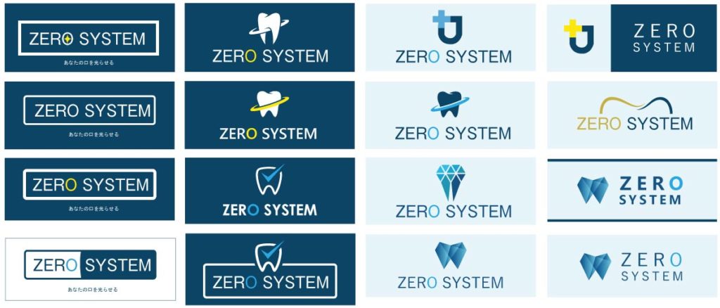歯科技工士さんの歯科技工システムロゴデザイン画像